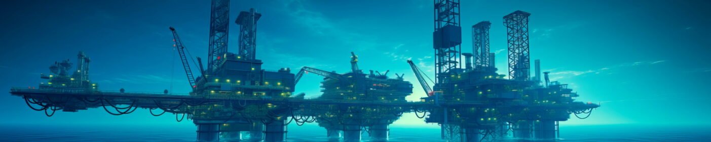 floating platform for offshore oil and gas production.